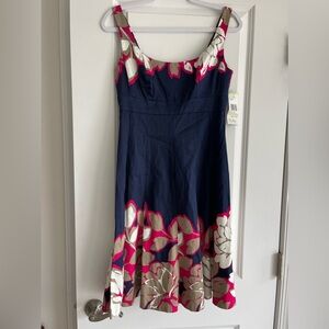 Nine West Blue cotton/spandex dress